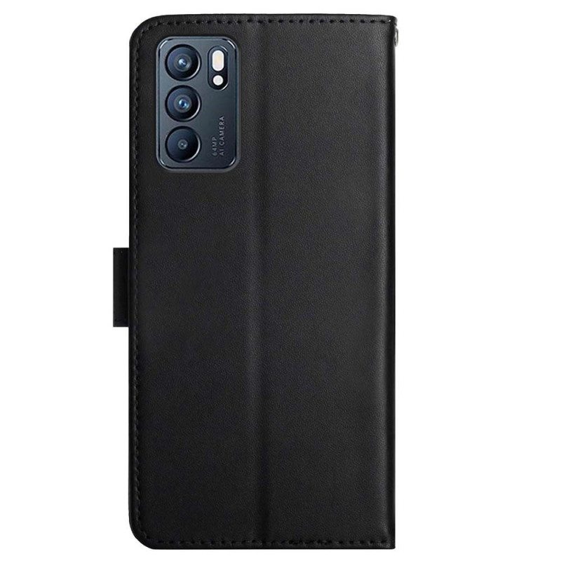 Kotelot Oppo Reno 6 5G Aitoa Nappan Nahkaa