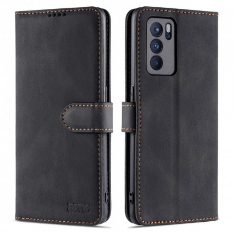 Kotelot Oppo Reno 6 5G Azns Leather Effect Couture