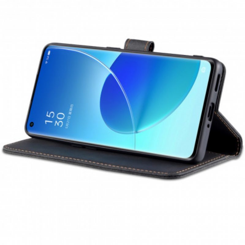 Kotelot Oppo Reno 6 5G Azns Leather Effect Couture