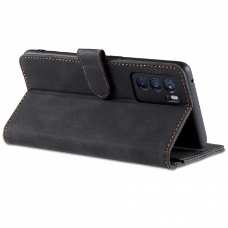 Kotelot Oppo Reno 6 5G Azns Leather Effect Couture