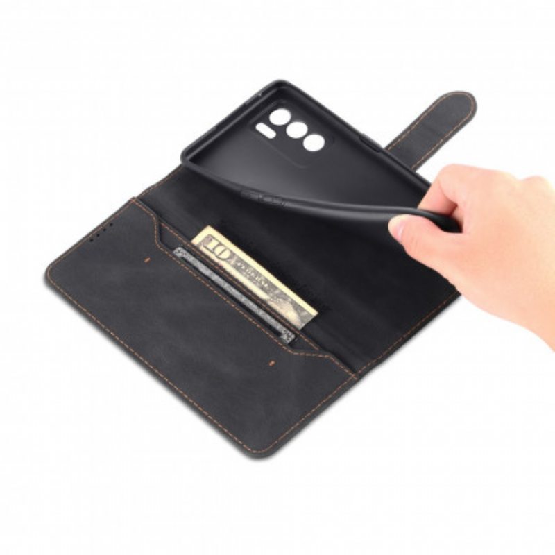 Kotelot Oppo Reno 6 5G Azns Leather Effect Couture