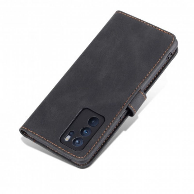 Kotelot Oppo Reno 6 5G Azns Leather Effect Couture