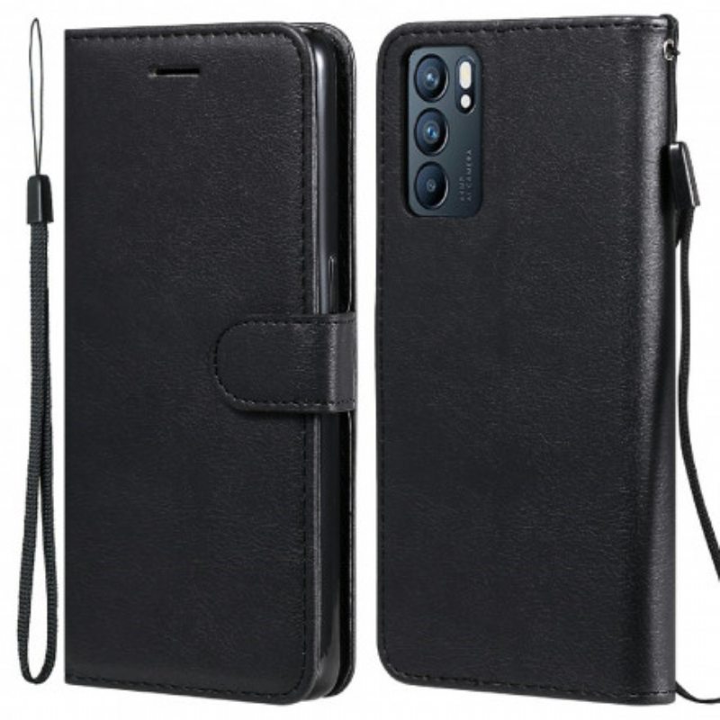 Kotelot Oppo Reno 6 5G Suojaketju Kuori Solid Color Series Strappy