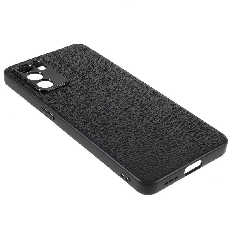 Kuori Oppo Reno 6 5G Aitoa Litsi-nahkaa