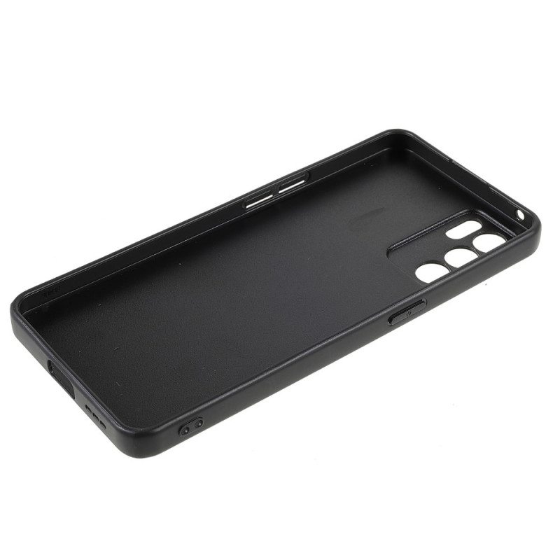 Kuori Oppo Reno 6 5G Aitoa Litsi-nahkaa
