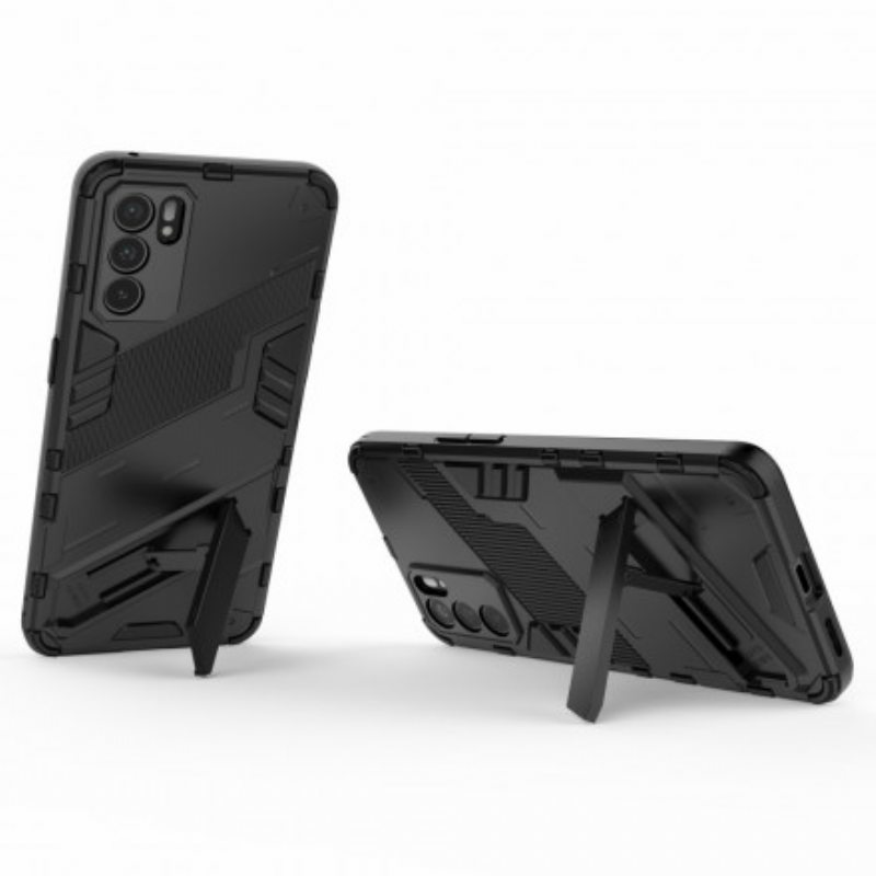 Kuori Oppo Reno 6 5G Hands-free-kaksiasentoinen Irrotettava Teline