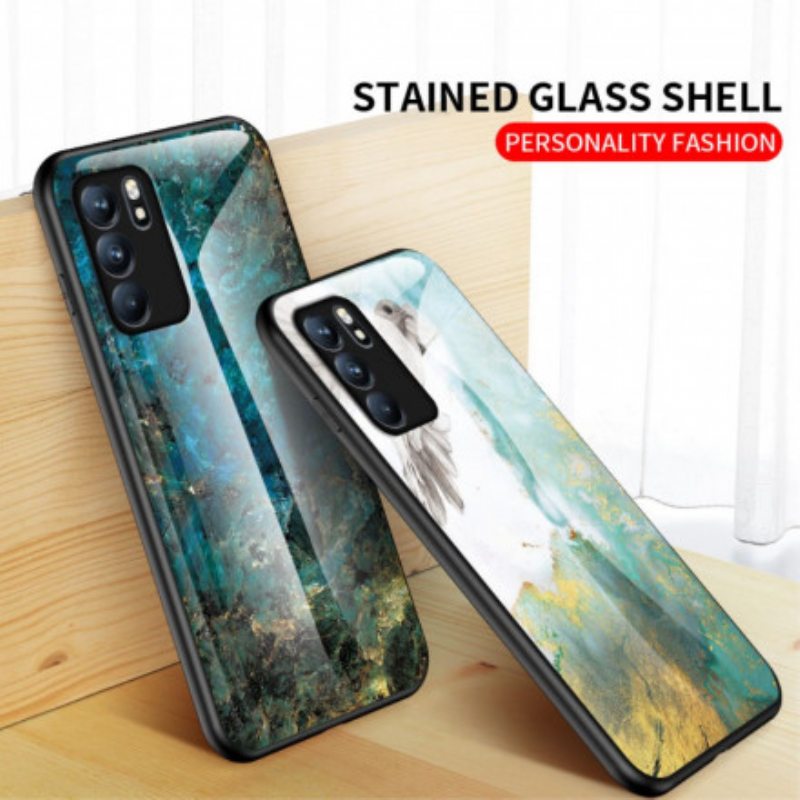 Kuori Oppo Reno 6 5G Premium Värit Karkaistu Lasi