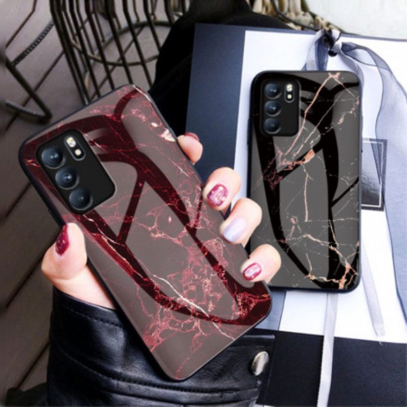 Kuori Oppo Reno 6 5G Premium Värit Karkaistu Lasi