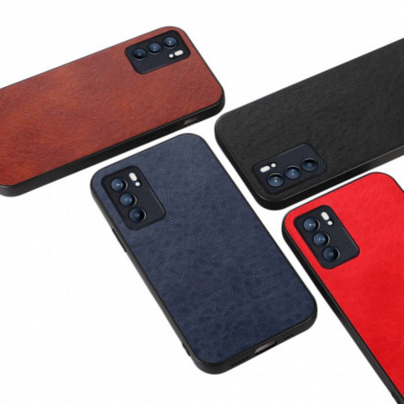 Kuori Oppo Reno 6 5G Tyylillinen Nahkayritys