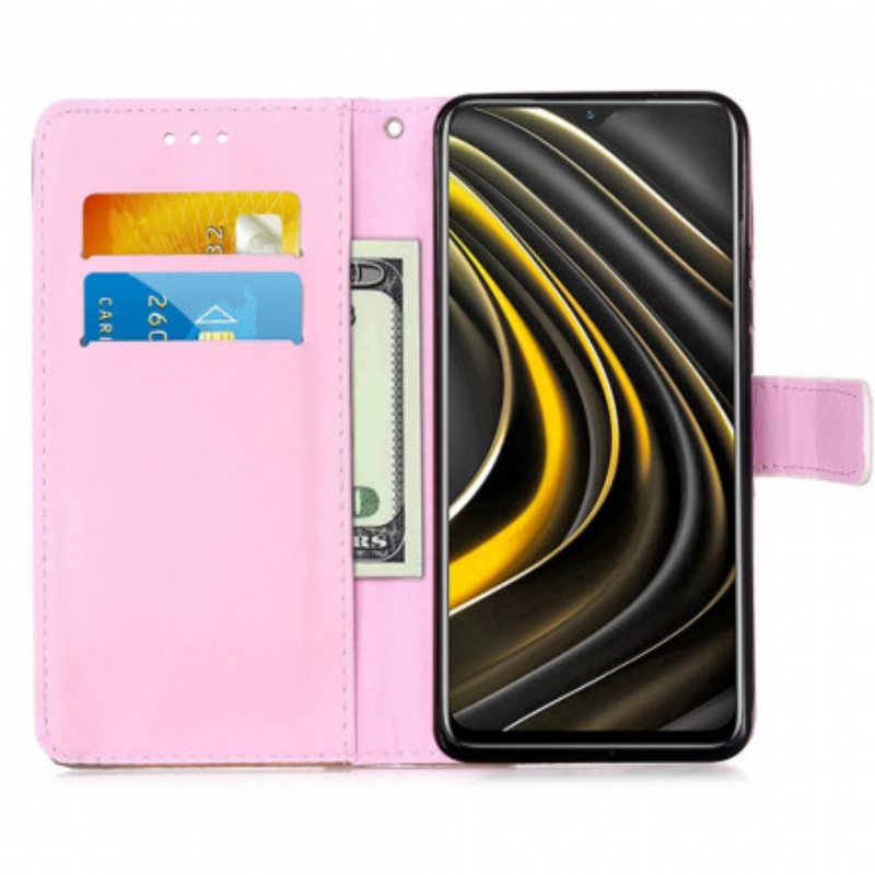 Kotelot Poco M3 Suojaketju Kuori Lanyard Panda Musings