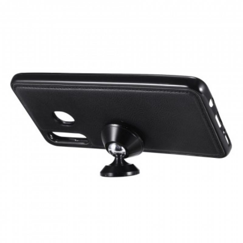 Flip Case Samsung Galaxy A50 Suojaketju Kuori Strappy Leather Effect