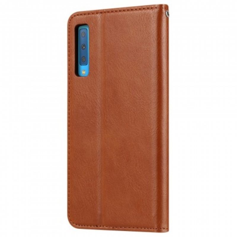 Puhelinkuoret Samsung Galaxy A50 Kotelot Flip Keinonahkainen Korttikotelo