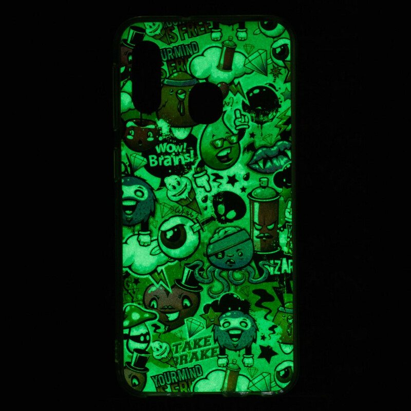Case Samsung Galaxy A20e Fluoresoiva Hulluus