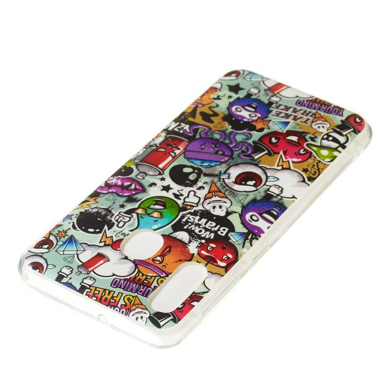 Case Samsung Galaxy A20e Fluoresoiva Hulluus