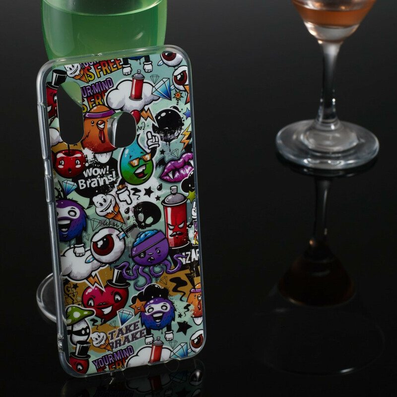 Case Samsung Galaxy A20e Fluoresoiva Hulluus