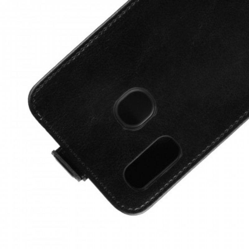 Flip Case Samsung Galaxy A20e Kotelot Flip Taittuva Nahkaefekti