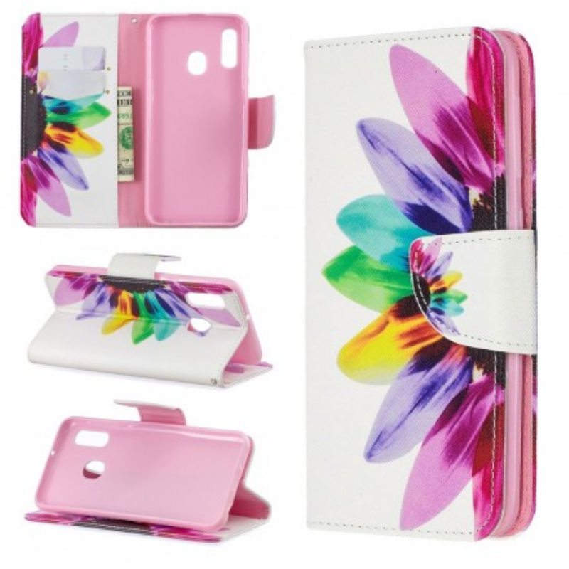 Kotelot Samsung Galaxy A20e Akvarelli Kukka