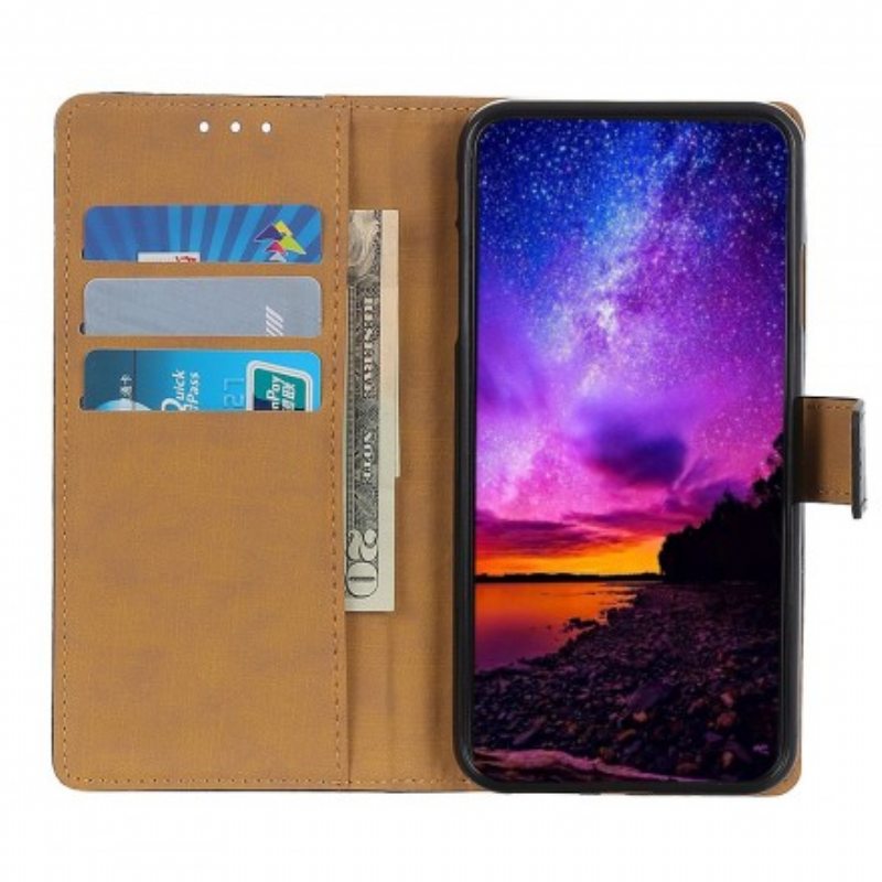 Kotelot Samsung Galaxy A20e Tavallista Keinonahkaa