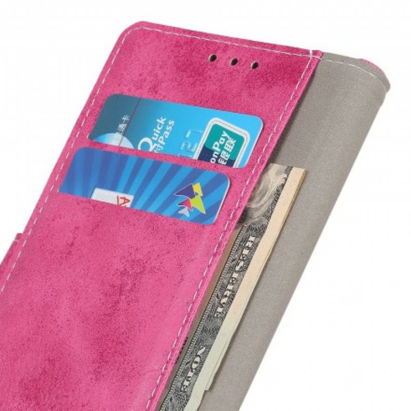 Kotelot Samsung Galaxy A20e Vintage Nahkaefekti