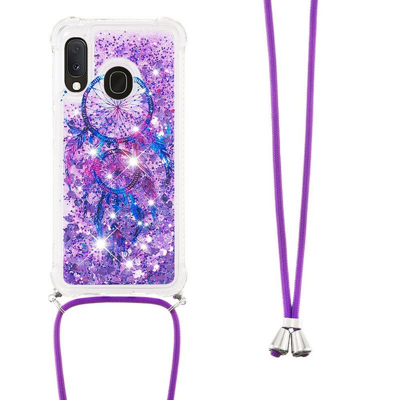 Kuori Samsung Galaxy A20e Kiristysnyörillä Paljetin Kiristysnyöri Dream Catcher