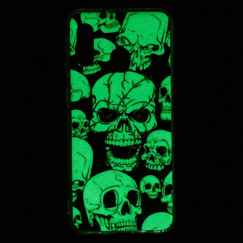 Kuori Samsung Galaxy A20e Varoitus Fluoresoivat Kallot