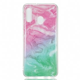 Kuori Samsung Galaxy A20e Yksinkertaistettu Marmori