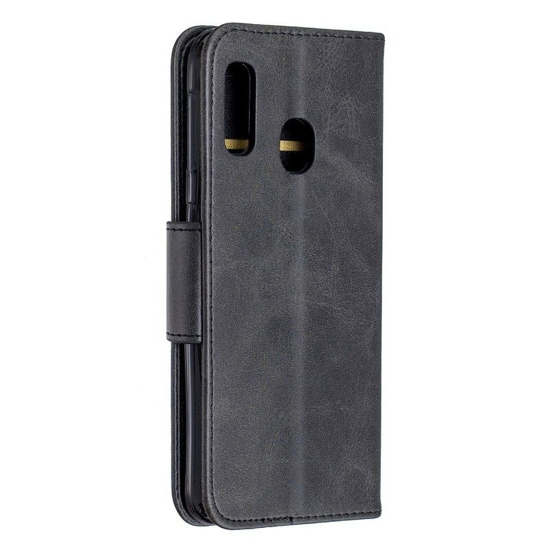 Nahkakotelo Samsung Galaxy A20e Kotelot Flip Sileä Läppä Viisto