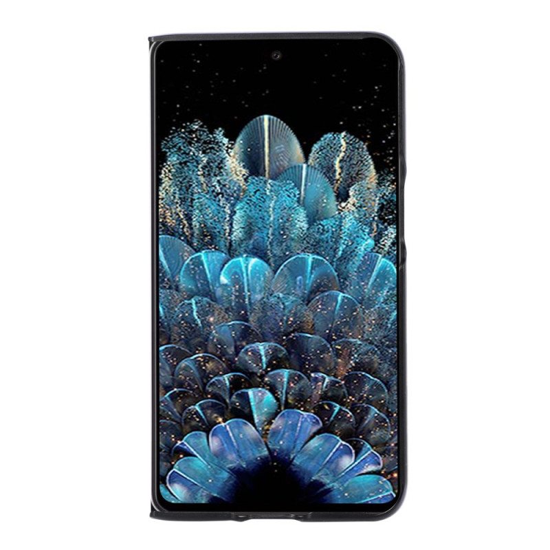 Kuori Oppo Find N Aitoa Nahkaa Krokotiilimuotoilunahkaa