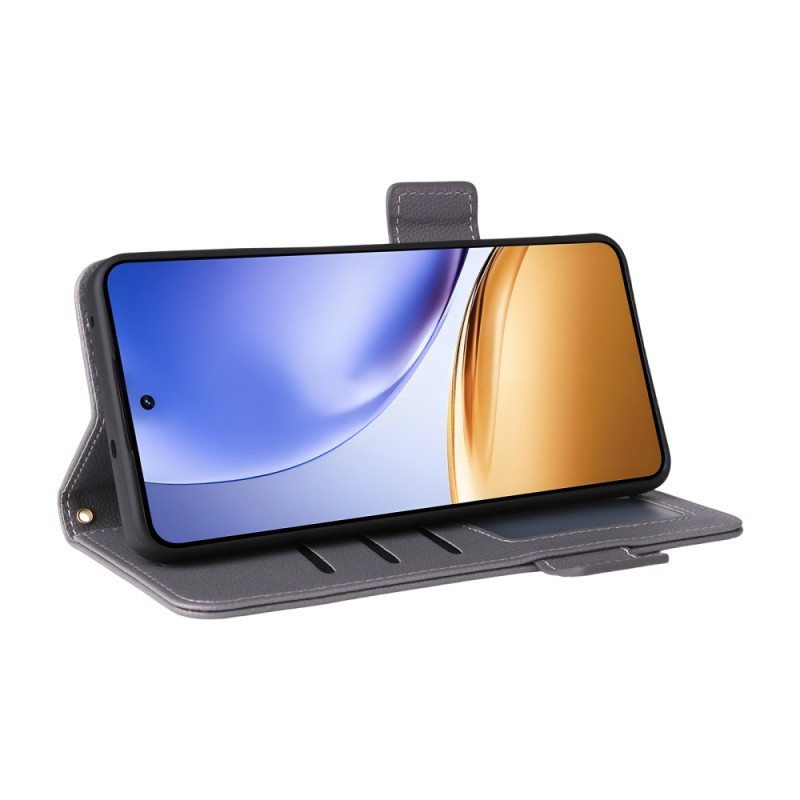 Kotelot Realme 14t 5g Puhelinkuoret Litsikuvio Ja Hihna