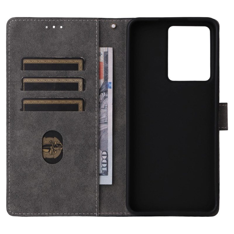 Kotelot Realme 14t 5g Rfid-suojattu Mokkanahkakuvio