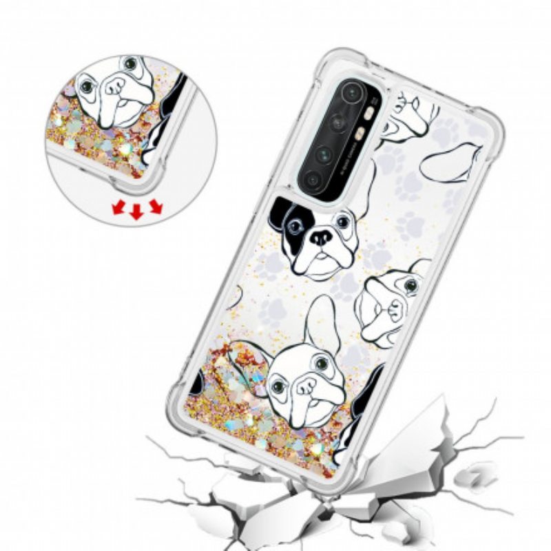 Kuori Xiaomi Mi Note 10 Lite Herra Koiran Paljetteja