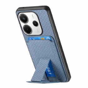 Puhelinkuoret Xiaomi Redmi Note 14 5g Hiilikuitukuvioinen Korttikotelo