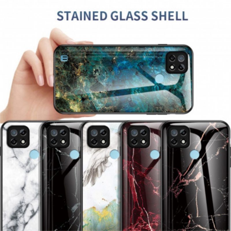 Case Realme C21 Marmorivärit Karkaistu Lasi