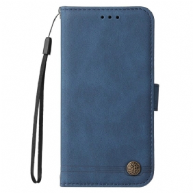 Kotelot Vivo X200 Pro Puhelinkuoret Niitillä Koristeltu Mokkanahkakuvioinen Koriste