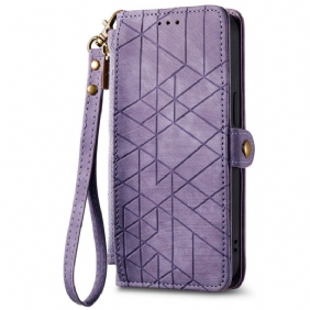 Kotelot Poco C85 Geometrinen Lompakko Suojakuori