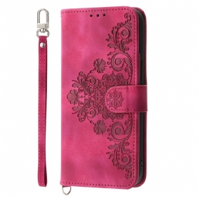 Kotelot Poco C85 Mokkanahkainen Pitsiefekti