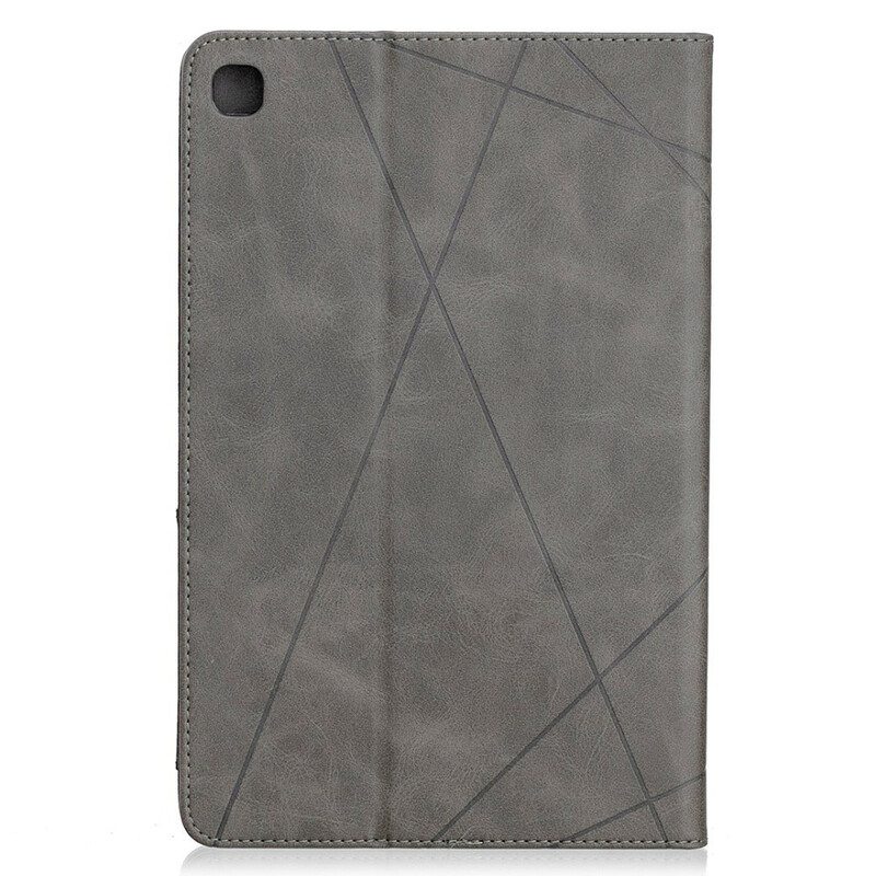 Kuoret Samsung Galaxy Tab S6 Lite Geometria Nahkaefekti