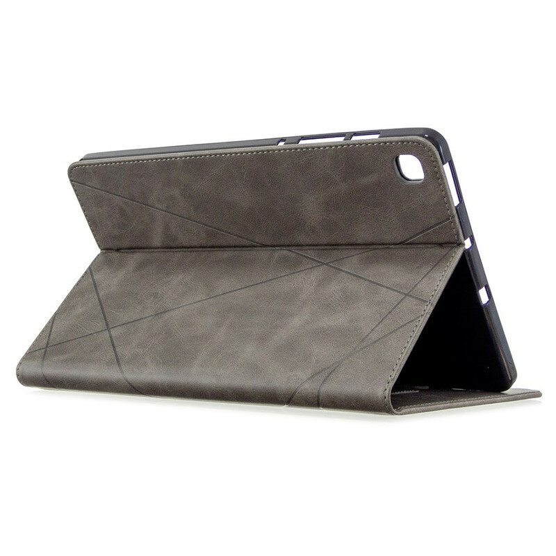 Kuoret Samsung Galaxy Tab S6 Lite Geometria Nahkaefekti