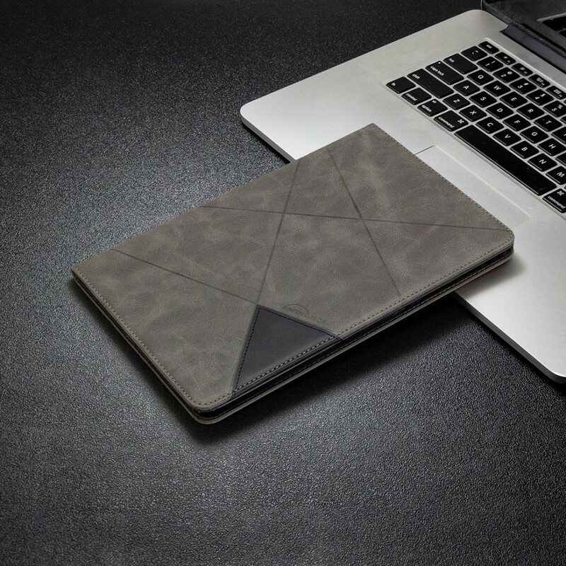 Kuoret Samsung Galaxy Tab S6 Lite Geometria Nahkaefekti