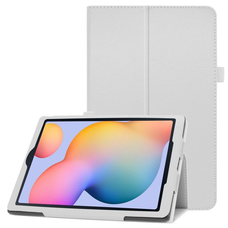Nahkakotelo Samsung Galaxy Tab S6 Lite 2 Litsi-keinonahkaa