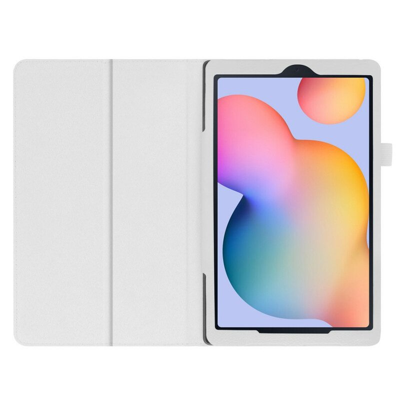 Nahkakotelo Samsung Galaxy Tab S6 Lite 2 Litsi-keinonahkaa