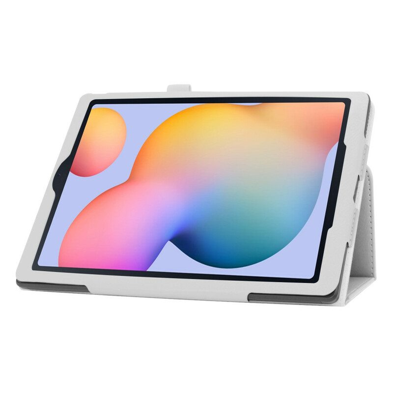 Nahkakotelo Samsung Galaxy Tab S6 Lite 2 Litsi-keinonahkaa