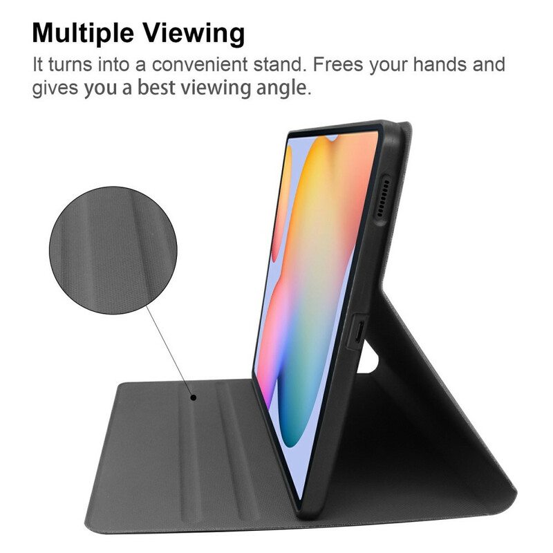 Nahkakuori Samsung Galaxy Tab S6 Lite Keinonahka
