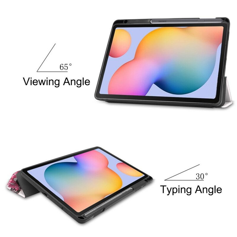 Puhelinkuoret Samsung Galaxy Tab S6 Lite Kukkakeiju Kynäteline