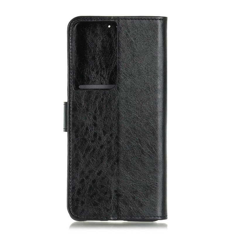 Kotelot Samsung Galaxy S21 Ultra 5G Teksturoitu Keinonahka
