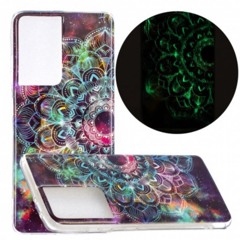 Kuori Samsung Galaxy S21 Ultra 5G Fluoresoiva Kukkasarja