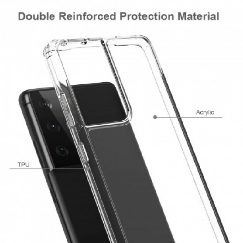 Kuori Samsung Galaxy S21 Ultra 5G Kirkas Kristalli