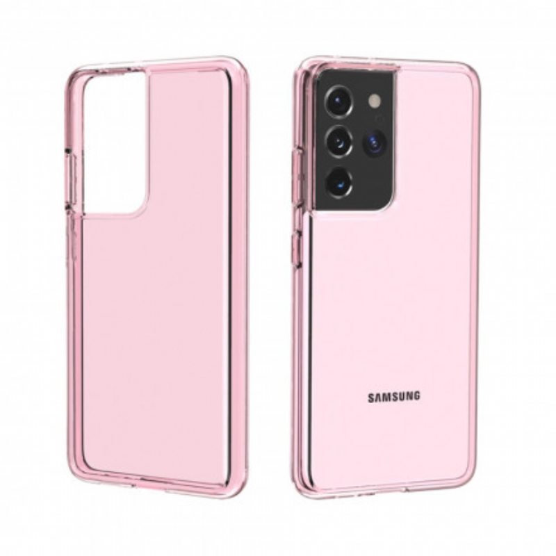 Kuori Samsung Galaxy S21 Ultra 5G Värillinen Läpinäkyvä