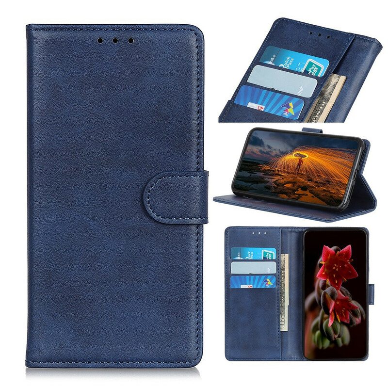 Flip Case Xiaomi Redmi Note 9S / 9 Pro Retro Mattanahkaefekti