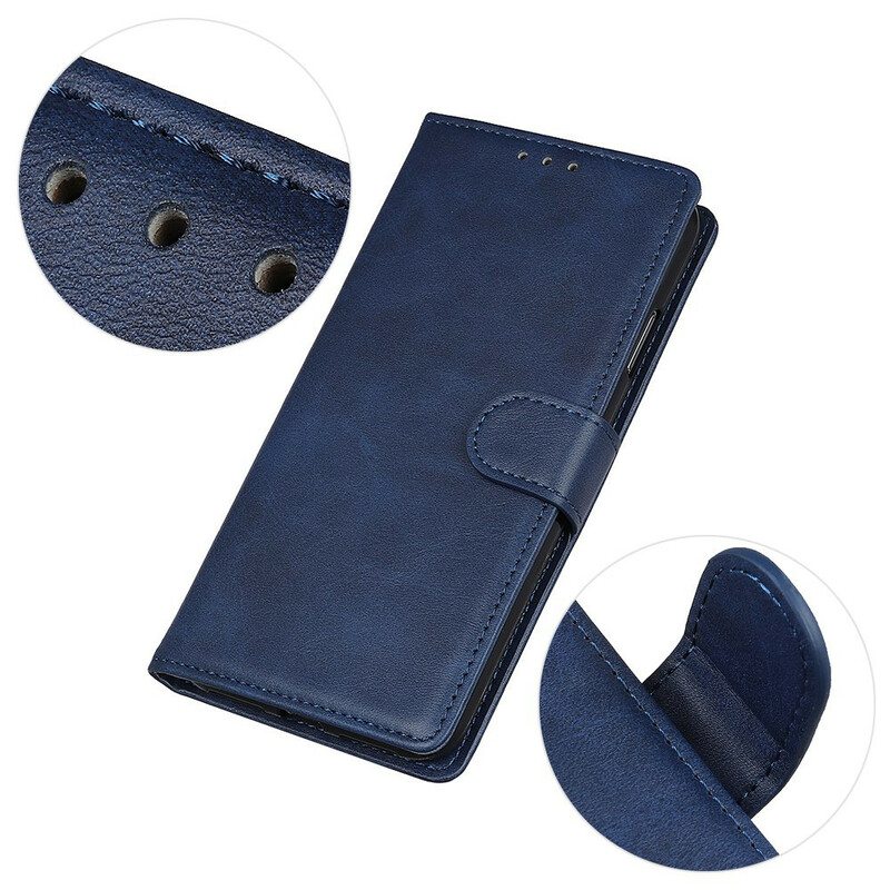 Flip Case Xiaomi Redmi Note 9S / 9 Pro Retro Mattanahkaefekti